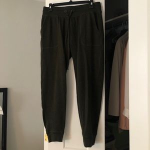 Dark green sweatpants